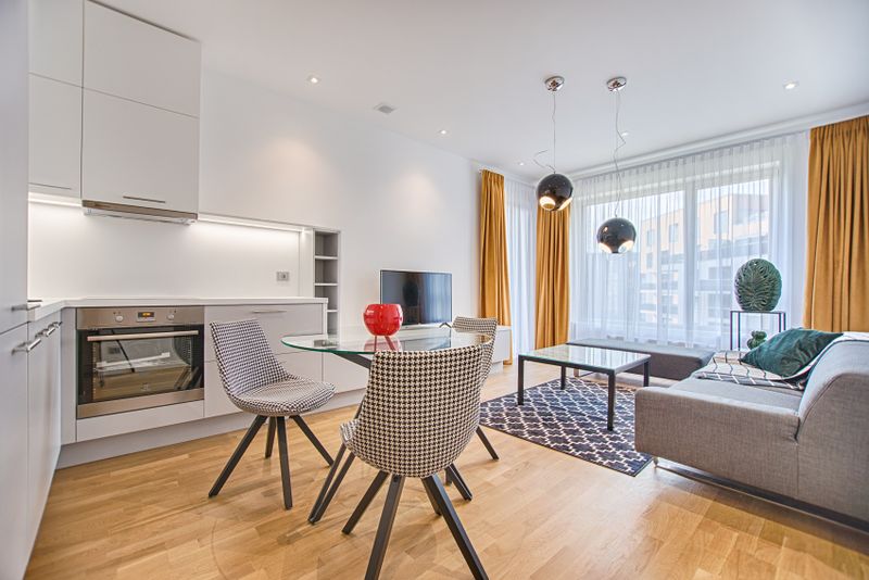 Clean living room